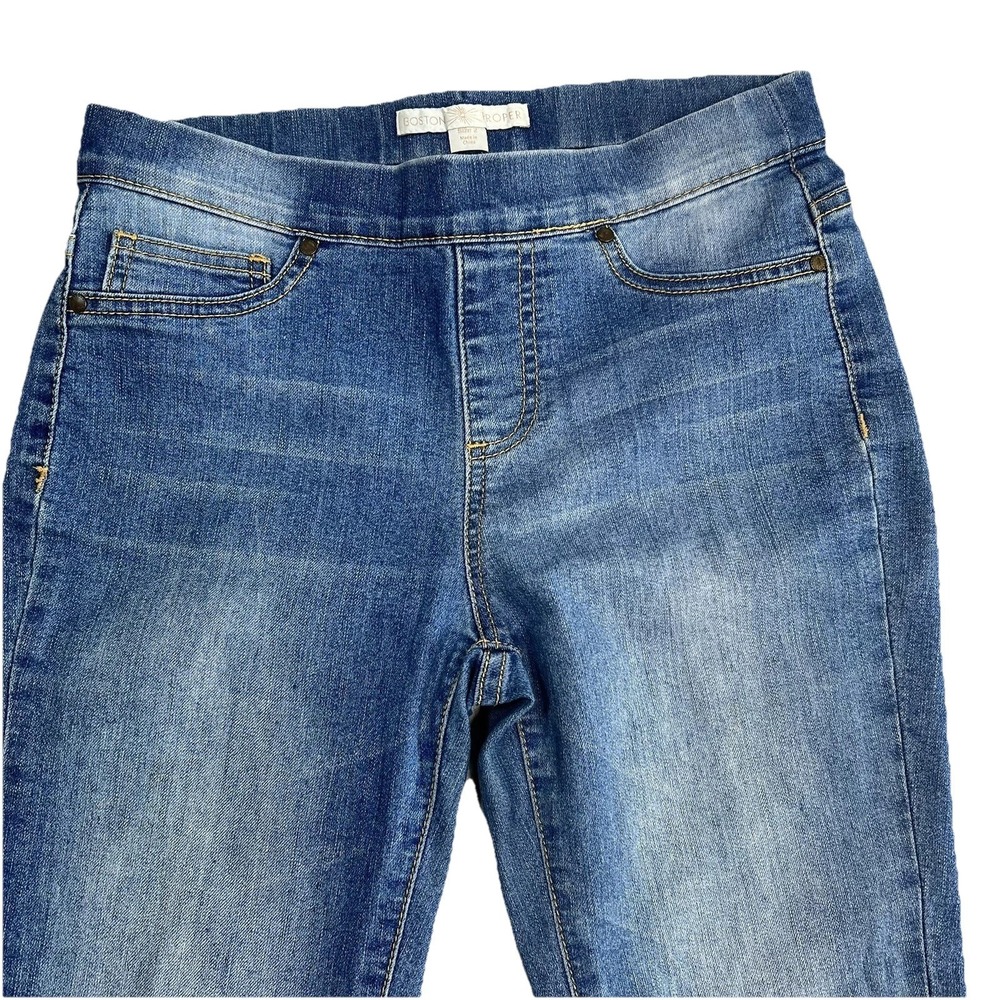 Boston Proper Skinny Straight Leg Stretch Women's 2 Jeans Light Washed Denim